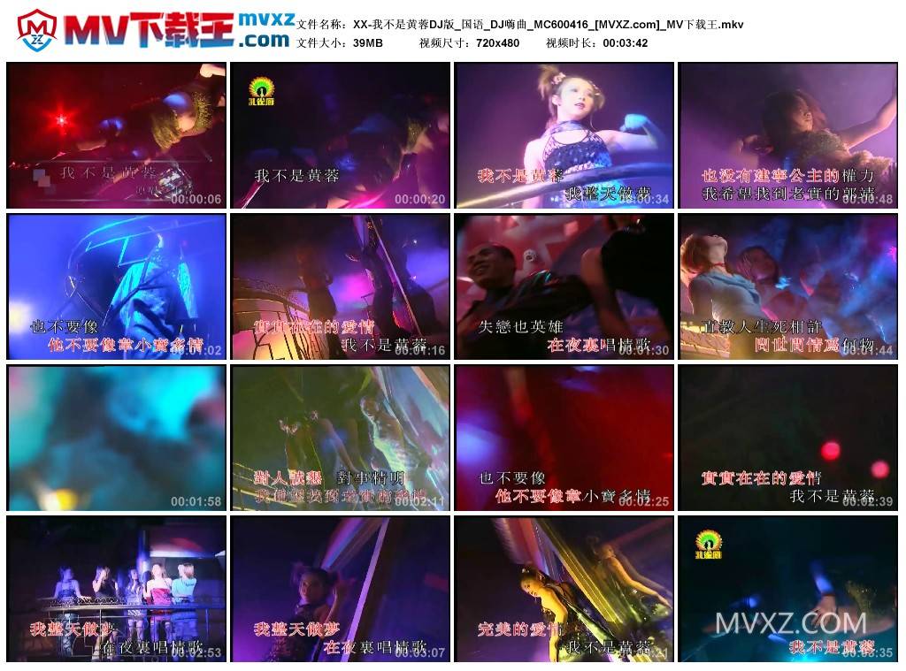 XX-我不是黄蓉DJ版_国语_DJ嗨曲_MC600416
